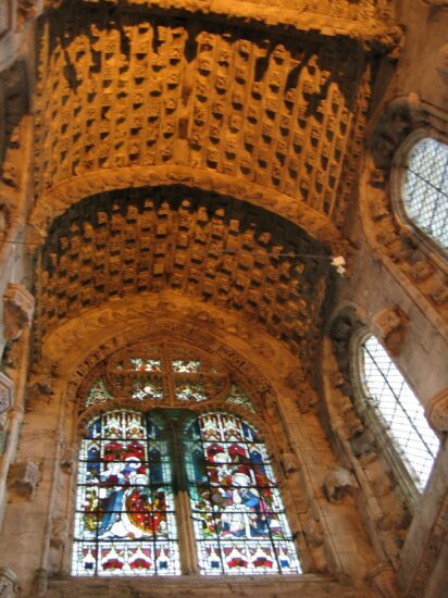 Starry Sky Within Rosslyn Chapel & Stained Glass Windows